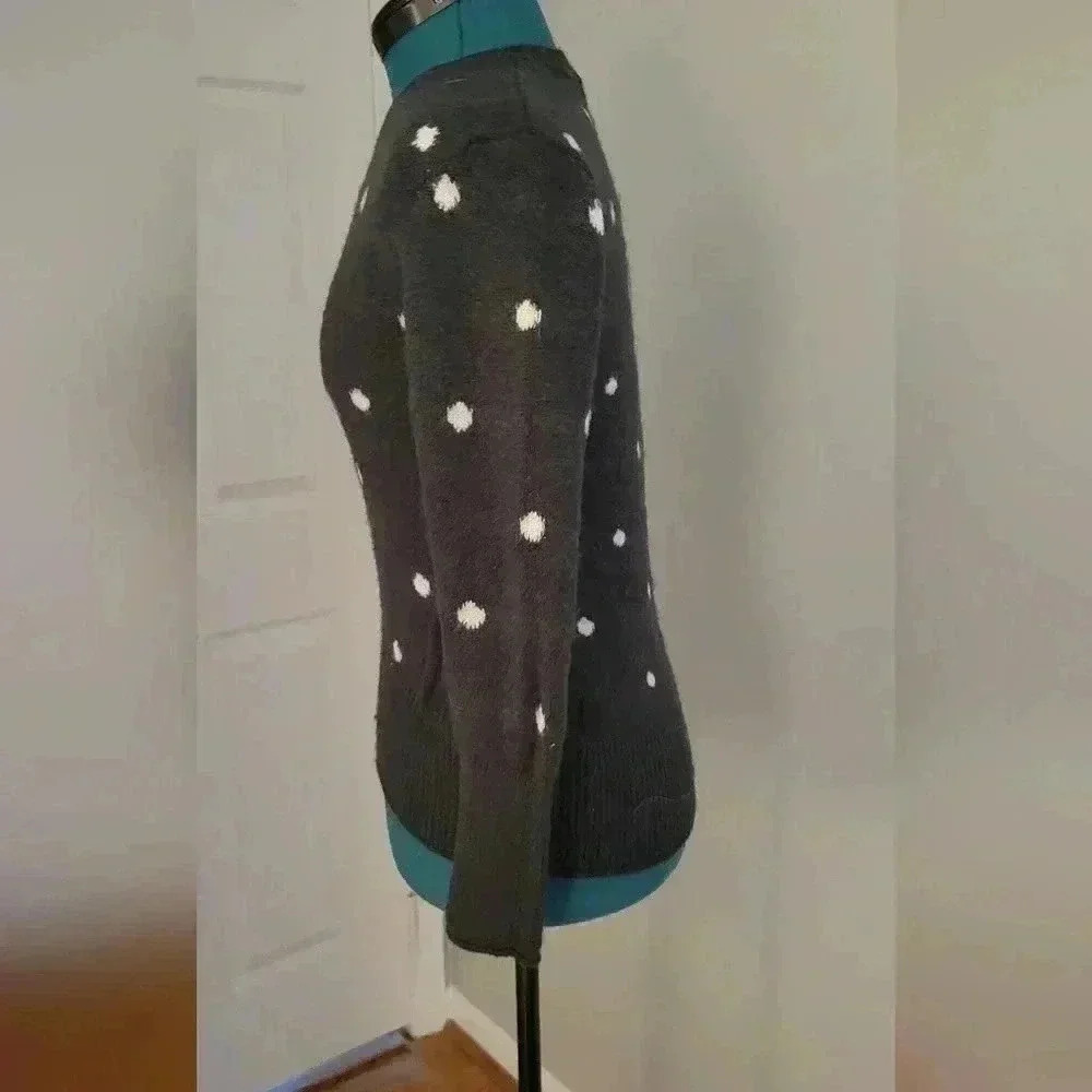 H&M Size Small Wool Blend Polka Dot Sweater - Picture 2 of 5
